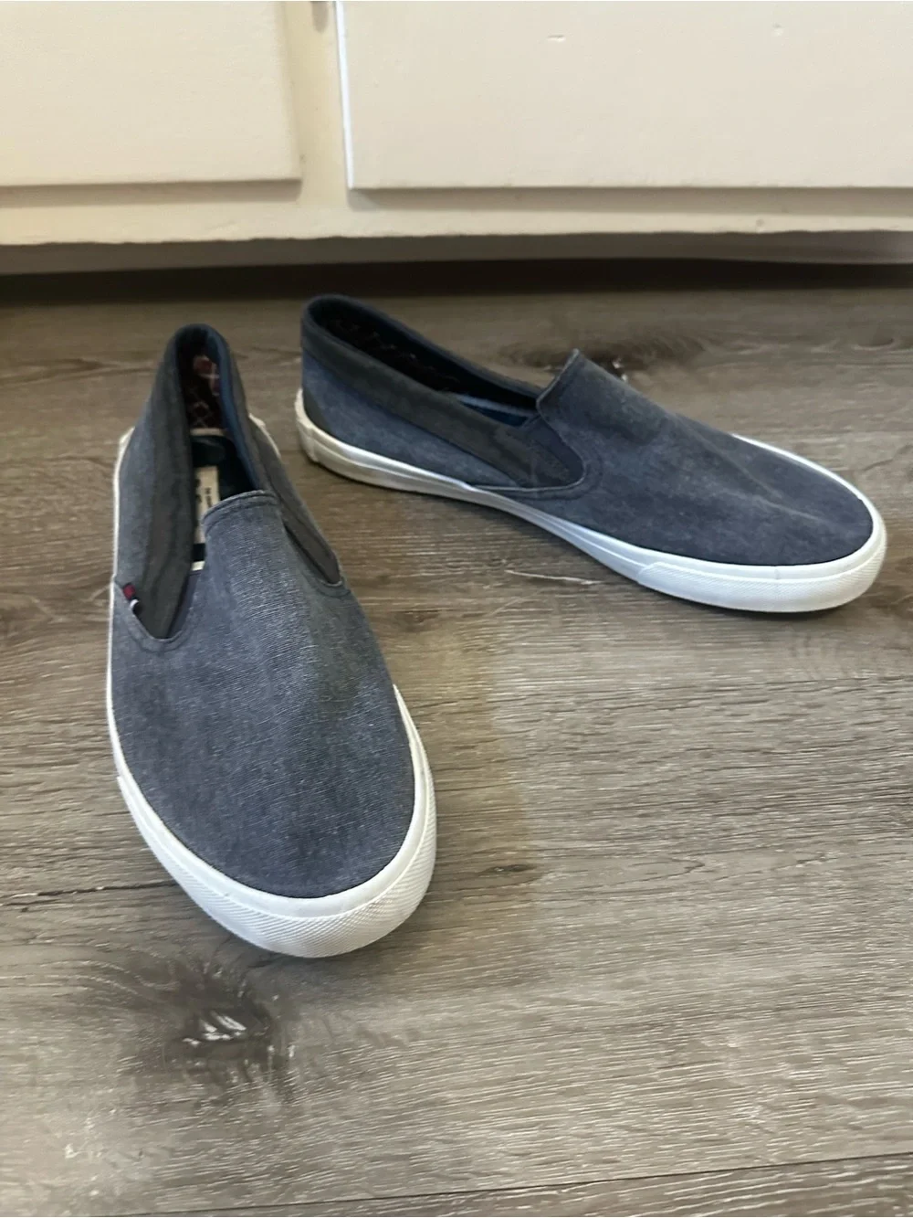 Ben Sherman Men's Slip-On Canvas Loafers - Charcoal